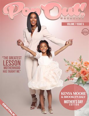 Popout Magazine issue featuring Kenya Moore & Brooklyn Daly