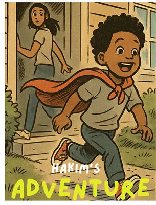  Hakim's Adventure Coloring Book (Use markers for coloring!)
