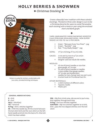 Holly Berries & Snowmen