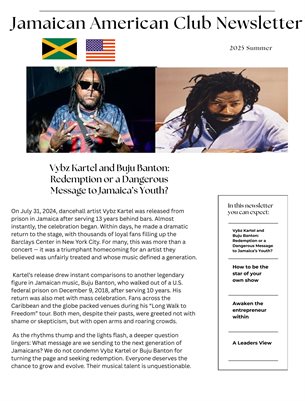2025 Summer Jamaican American Club 