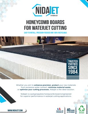 Waterjet Cutting – The Future of Precision with Nidajet Honeycomb Boards